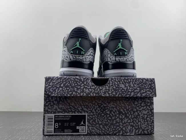 Jordan Air Glow Green 3 CT8532-031 0704